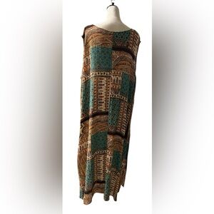Anna Maxwell Bohemian Patchwork Maxi Dress